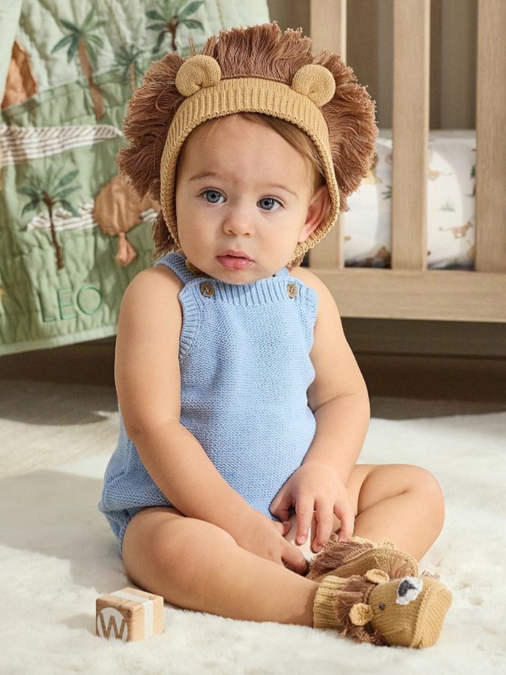 Knit Hat and Booties Set